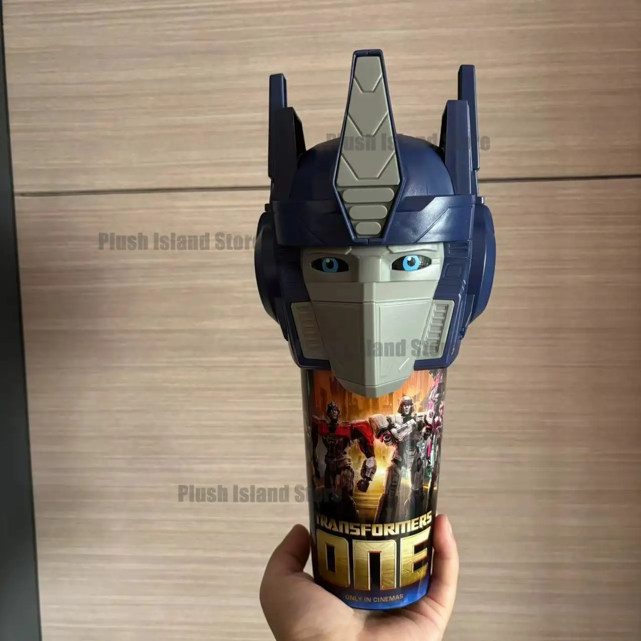 2024 New Movie 《Transformers One》 Optimus Prime Bumblebee Topper Cup Figuine Cinema Collectible Gift Capacity 22oz