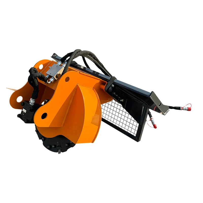 Skid Steer Attachment Stump Grinder Log Splitter for Tractor Skid Steer Loader Forestry Machine Wood Crushers