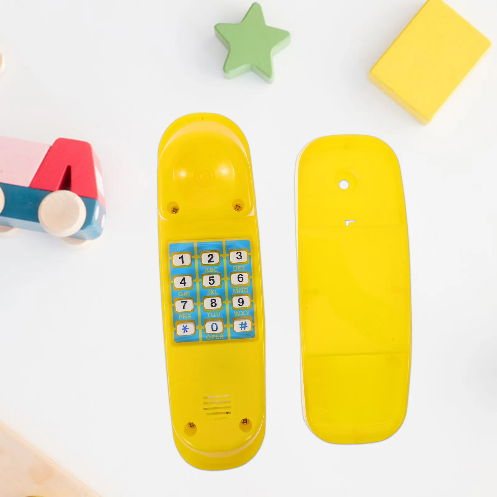 fake-realistic-plastic-pretend-play-telephone-for-kids-lightweight-retro-design-toddler-simulation-phone-for-playhouse-decor