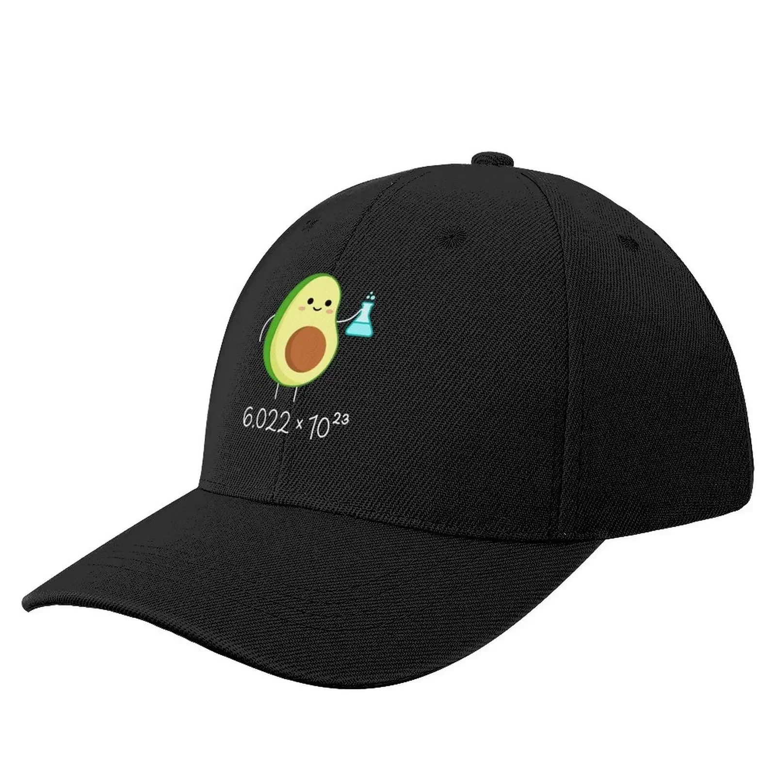 Avogadro's Number Pun. Cute Avocado Chemist. Baseball Cap Brand Man cap New In Hat Luxury Cap Women's Hats Men's