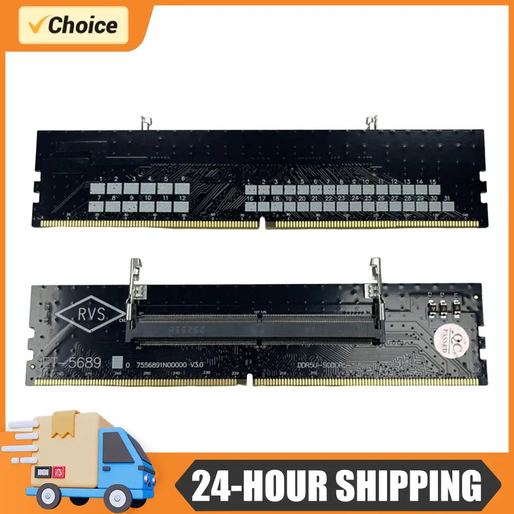 

Адаптер DDR5 для ноутбуков и настольных ПК, 5-го поколения, UDIMM, многофункциональный, для тестирования и защиты, аксессуары для компьютеров и ПК