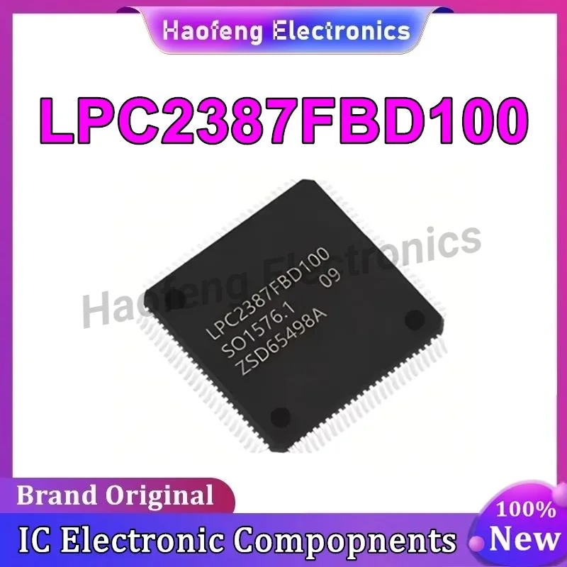 LPC2387FBD100 LPC2387 LQFP100 ARM IC Chip 100% nowy oryginał w magazynie