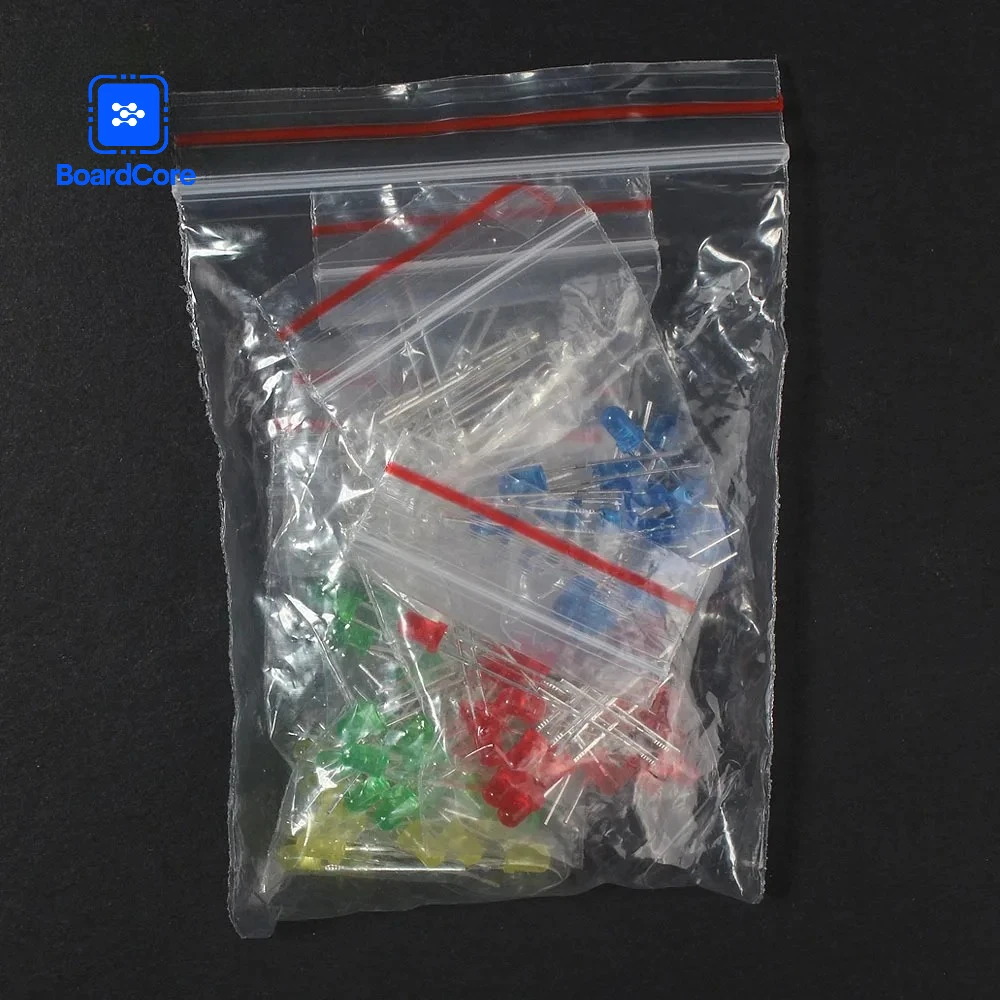 100 шт. F3 ультра яркий 3 мм светодиодный светильник белый желтый красный зеленый синий ассорти комплект DIY светодиоды набор электронных диодов Diy Kit