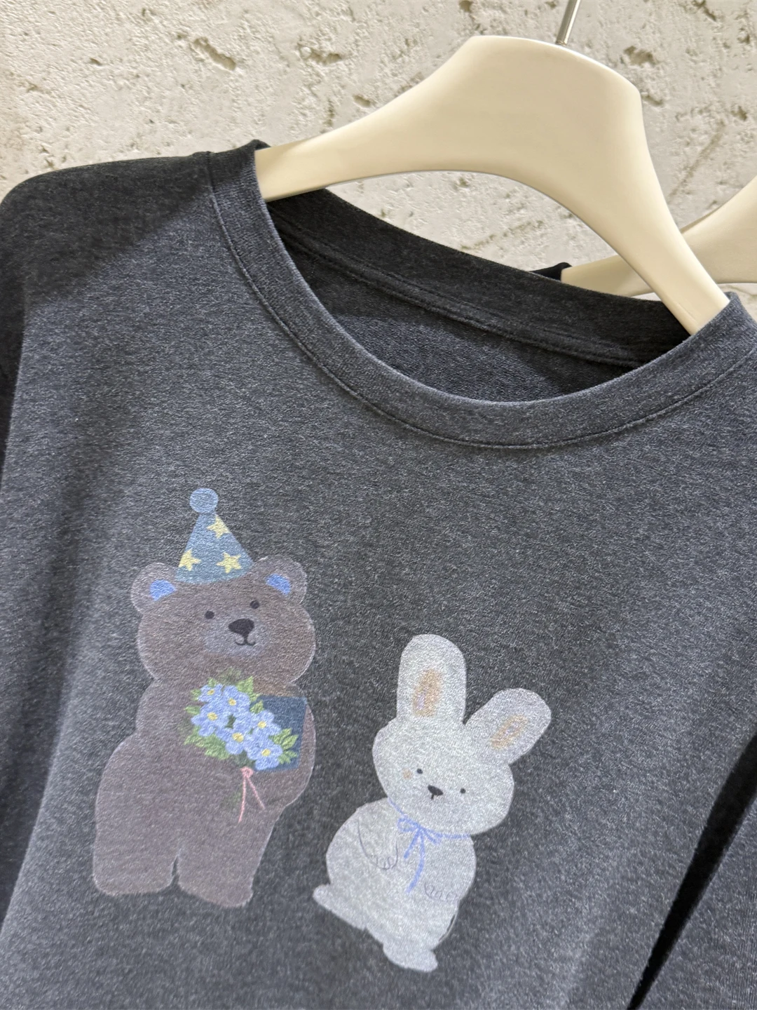 Koreaanse Sle Long Sve Cartoon Print Losse Casual Dames T-shirt Lente 2025, Nieuwe Faion Veelzijdige oulder Level Top