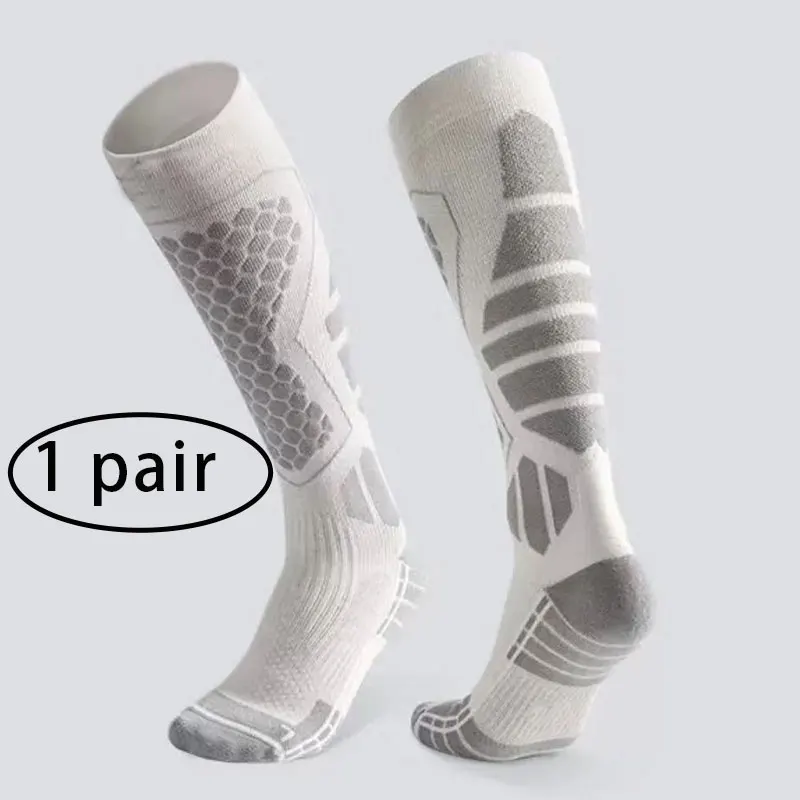 

1 pair of new popular ski socks, snow hiking socks, thickened and warm