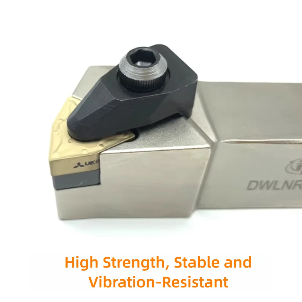 95° 40Cr Steel Mechanical Lathe Support Spindle DWLNL DWLNR1616H06/2020K08/2525M06/3232P08 CNC Equipment Bits Tool Holder WNMG