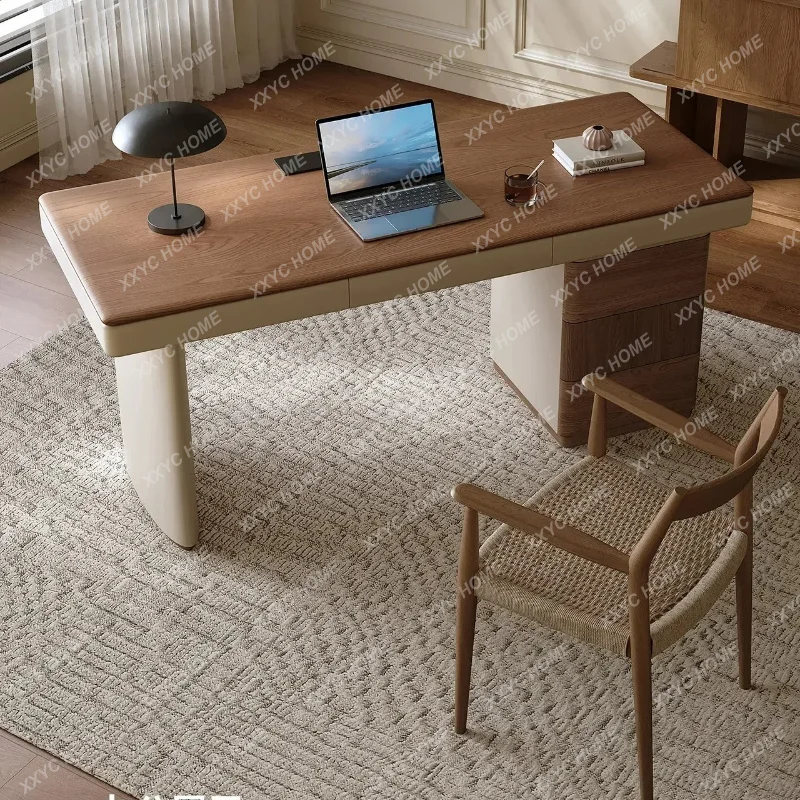 XX Wooden Rectangular Computer Desks Storage Design Bedroom Gaming Office Desks Study Living Room  Furniture