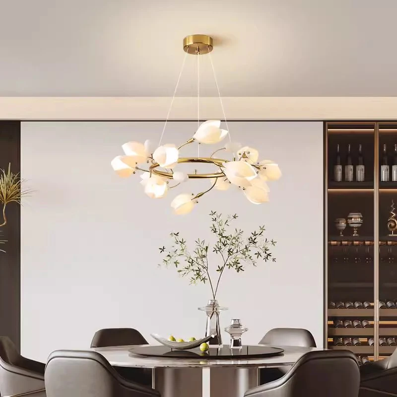 

Modern Home Decor Ring Led Pendant Lamp for Living Room Chandeliers Dining Room Hanging Light Indoor Lighting Lusters Luminaires