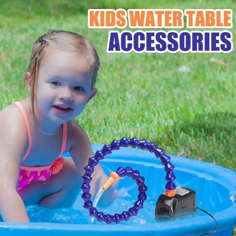 Pumpe für Wassertisch, Wasserpumpe, lustige Pumpe, Spielzeug, Wassertisch für Kleinkinder, Spiele im Freien, verstellbares Wasserversorgungsgerät, Wassertisch für Kinder