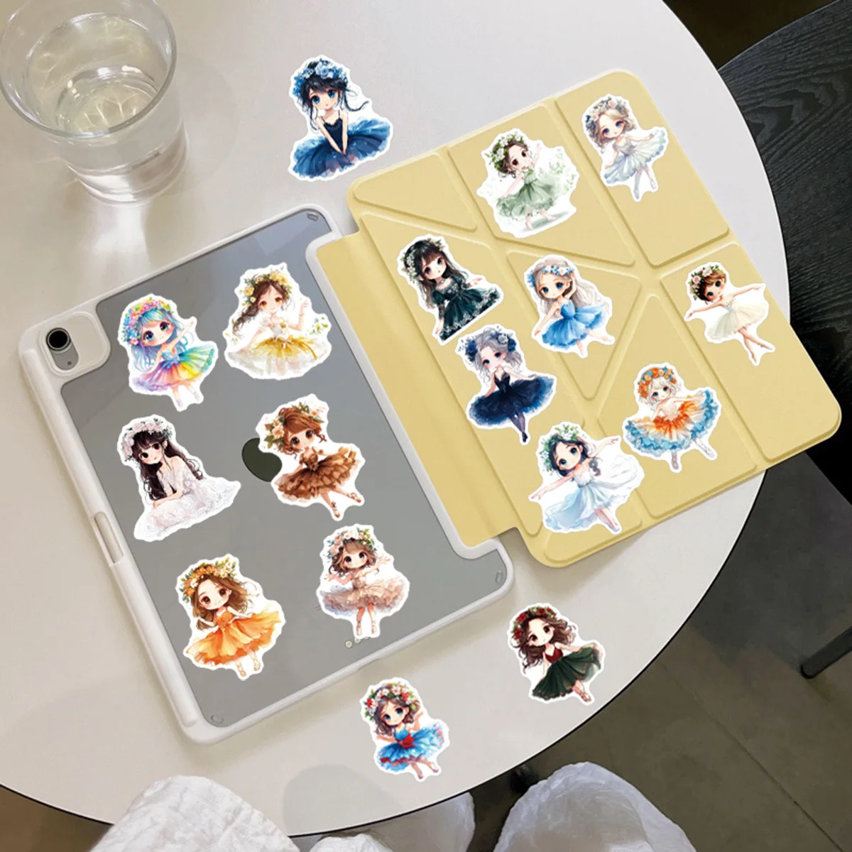 50Pcs Beautiful Cute Doll Little Girl Stickers Decoration Suitcase Scrapbooking Phone Laptop Stationery Sticker