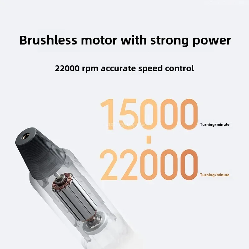 Xiaomi Mijia Electric Grinding Pen 22000r/min Brushless Motor Fast Carving Polishing Burnishing Drilling Mini Grinder Home Tool image 5