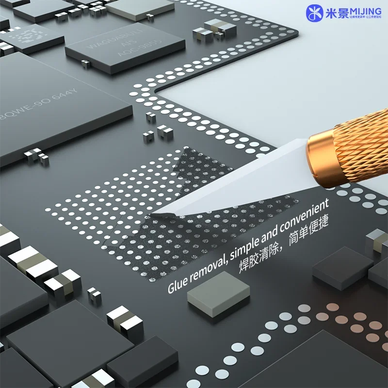MIJING-TC-10セラミック高温耐性ナイフ、電話用断熱プライブレード、LCD ICチップ、PCB、接着剤、修理ツールの取り外し