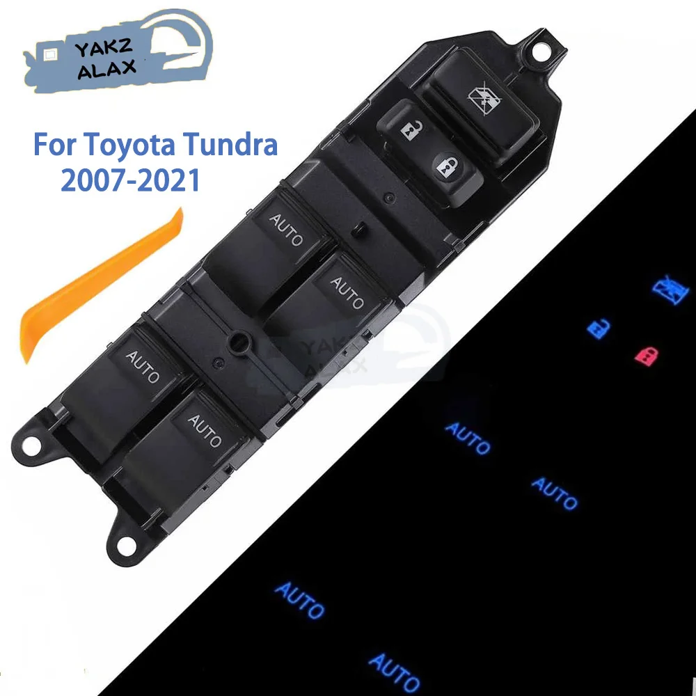 

Главный переключатель управления стеклоподъемником для Toyota Tundra 2007 2008 2009-2021 84820-0R040, кнопка управления стеклоподъемником, автомобильные аксессуары