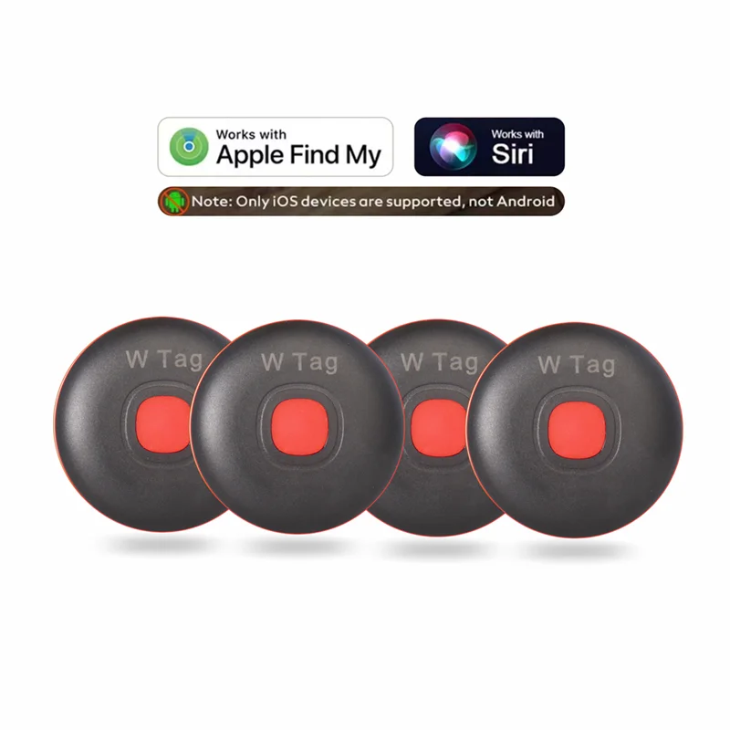 

Smart Tag Bluetooth Tracker GPS Locator Work with Find My (iOS Only) Air Tags Tracking Device Search Item Finder Luggage Key Bag