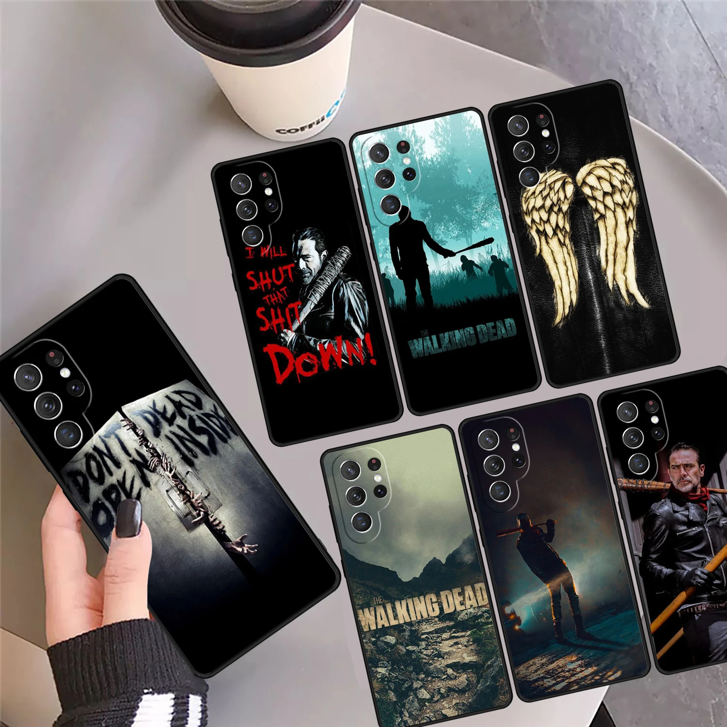 

Negan Walking Dead Phone Case Cover For Samsung Galaxy S24 S25 Ultra S23 S22 Plus S21 FE S20 Note 10 20 Pro