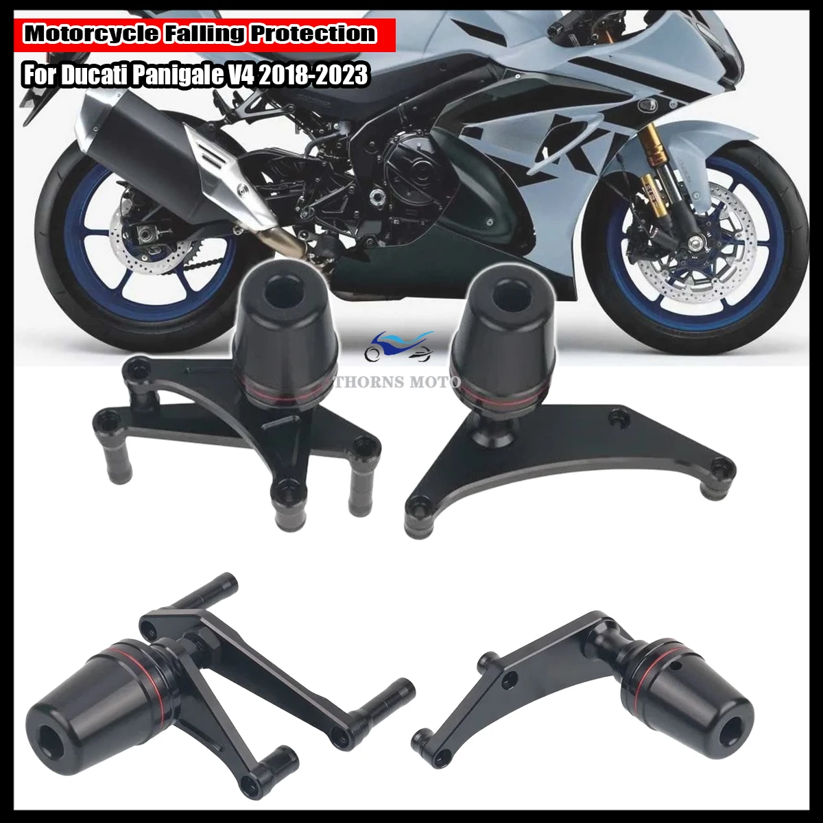 

Накладки на двигатель мотоцикла, ползунки, защита обтекателя для Ducati Panigale V4 V4S SP 2022 2023 2024 V4 2018-2020