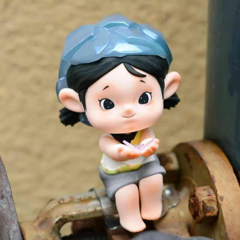 

Xiaoyan Outing Garden Series Vinyl Blind Box Cartoon Doll Trendy Play Surprise Handmade Desktop Ornament Toy Gift For Children