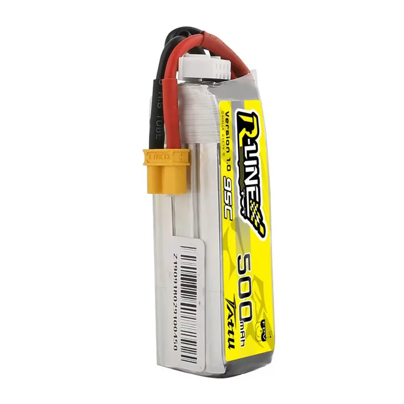 Batería LiPo TATTU R-LINE 3S 500mAh 95C para drones FPV - imagen 3