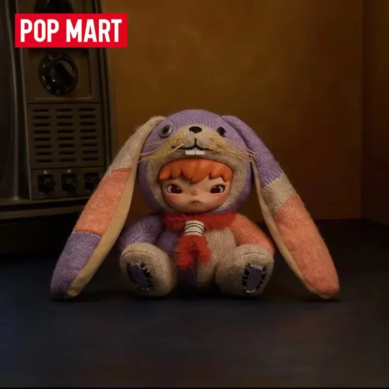 POP MART Hirono After Dark Mist Walker Serie Plüschpuppe Anhänger Trendige Mystery Box Anime Actionfigur Blind Box Spielzeugmodell
