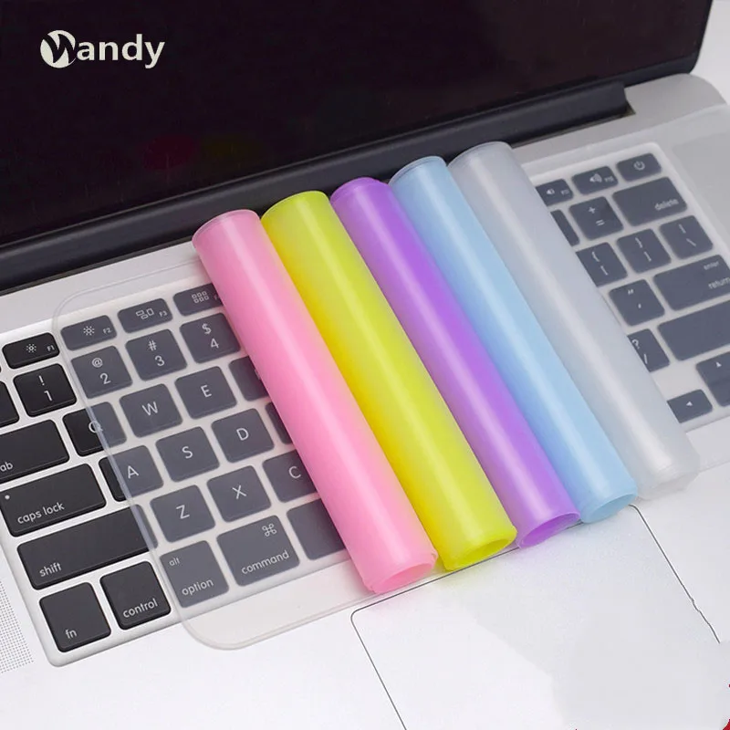 1Pc Universal Laptop Keyboard Skin Film Cover Waterproof Dustproof Silicone Keyboard Protective For Notebook 12-14