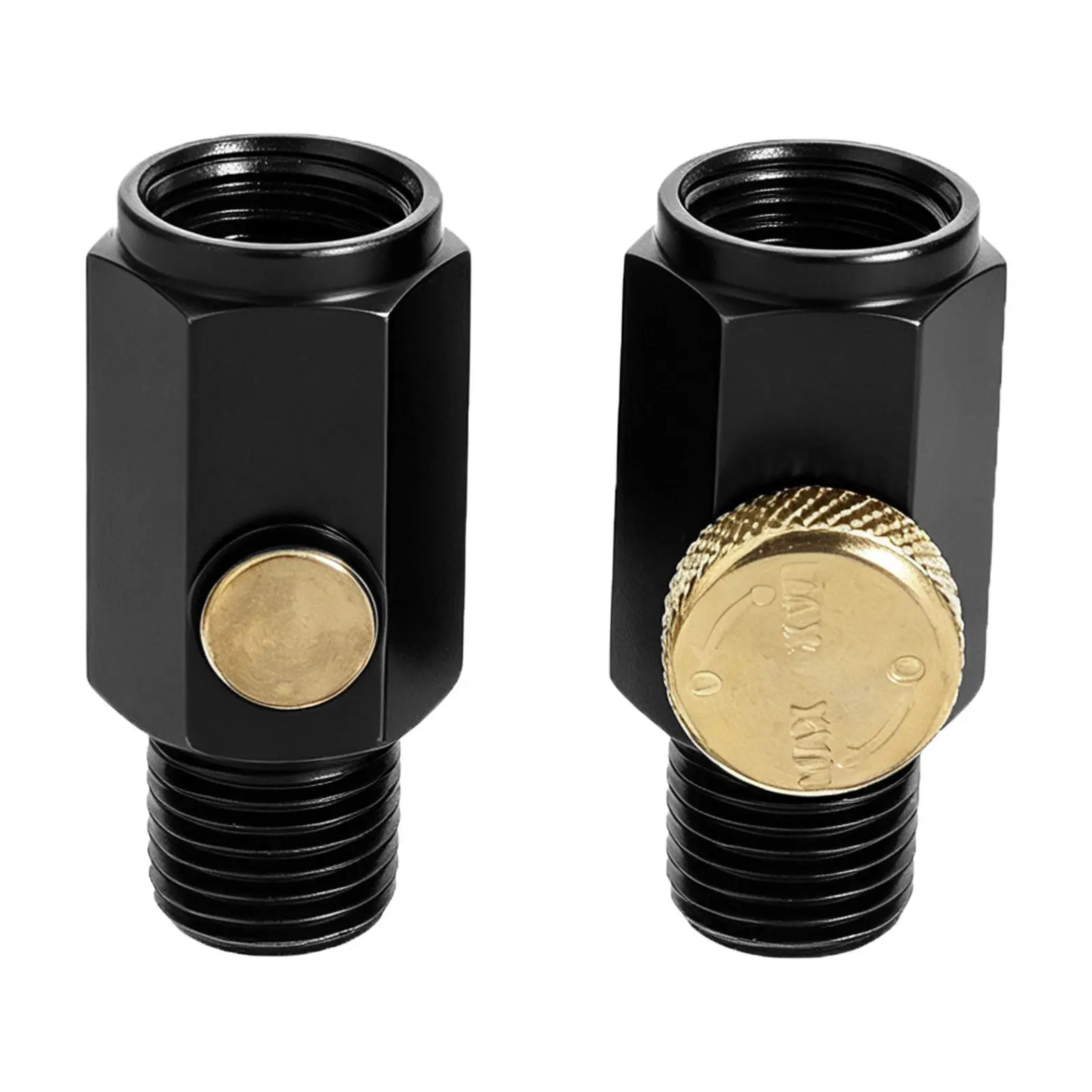 2Pcs Adjustable Air Valve Regulator Compressor Air Line Valve Precise Speed Control Airflow Limiters Manual Lever Pneumatic Tool