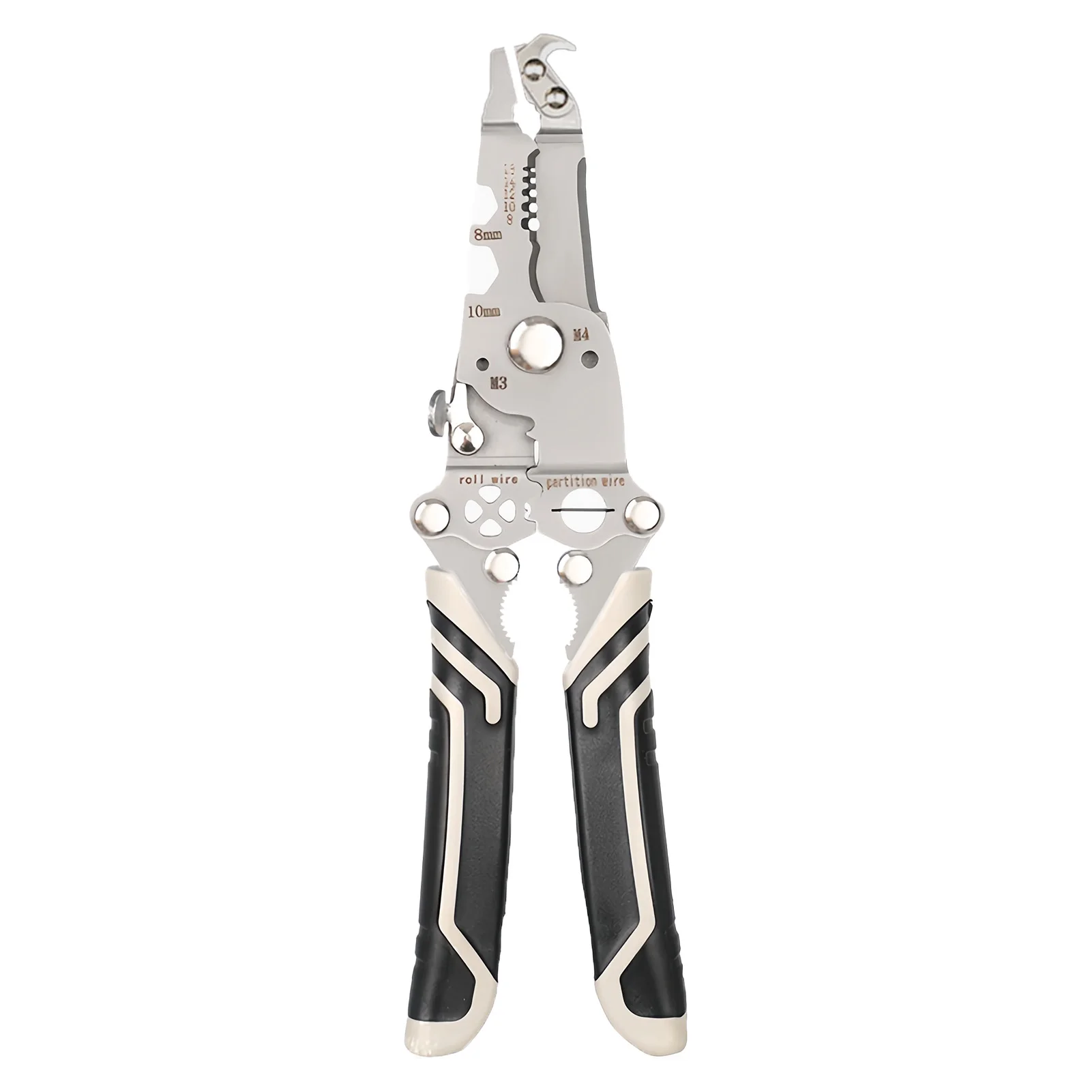 

Multifunctional Foldable Wire Stripper High-Hardness Cutting Edges Crimper Cable Cutter Plier Suitable for DIY Enthusiasts Gifts