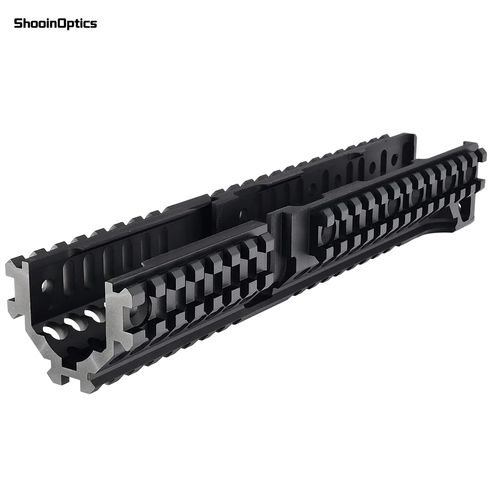 Taktische B30 B31 AK Quad Picatinny-Schienenhalterung aus Aluminium, Schienensystem in voller Länge für AK74 AK47 AEG GBB Gewehr – Detail 6