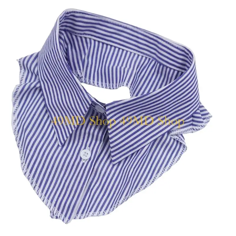 49MD Professional Detachable Check Collar Lightweight Perfect For Formal Casual Attire