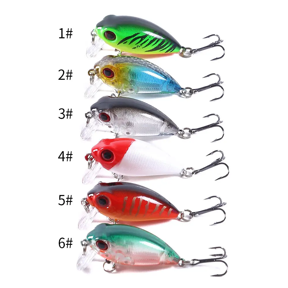 Leurre De Peche Mini Wobblers for Fishing Crankbait 4Cm-3.5G Artificial Bait Floating Wobbler for Carp Bass Fishing Tackle image 3