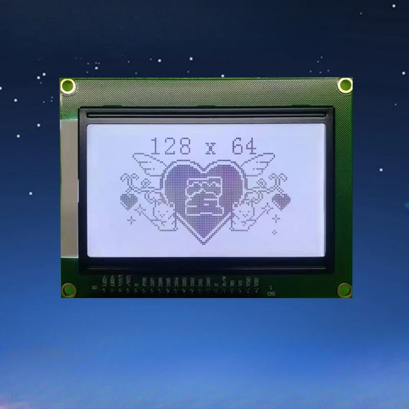 Spot Goods Industrial Grade 12864 LCD Display Serial Parallel Port