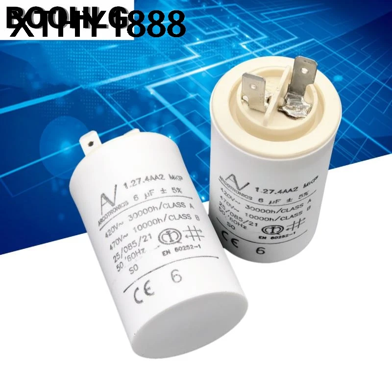 

1 шт. 1.27.4AA2 MKP A V 420V 6uF 470V конденсатор для запуска и работы инверторных двигателей