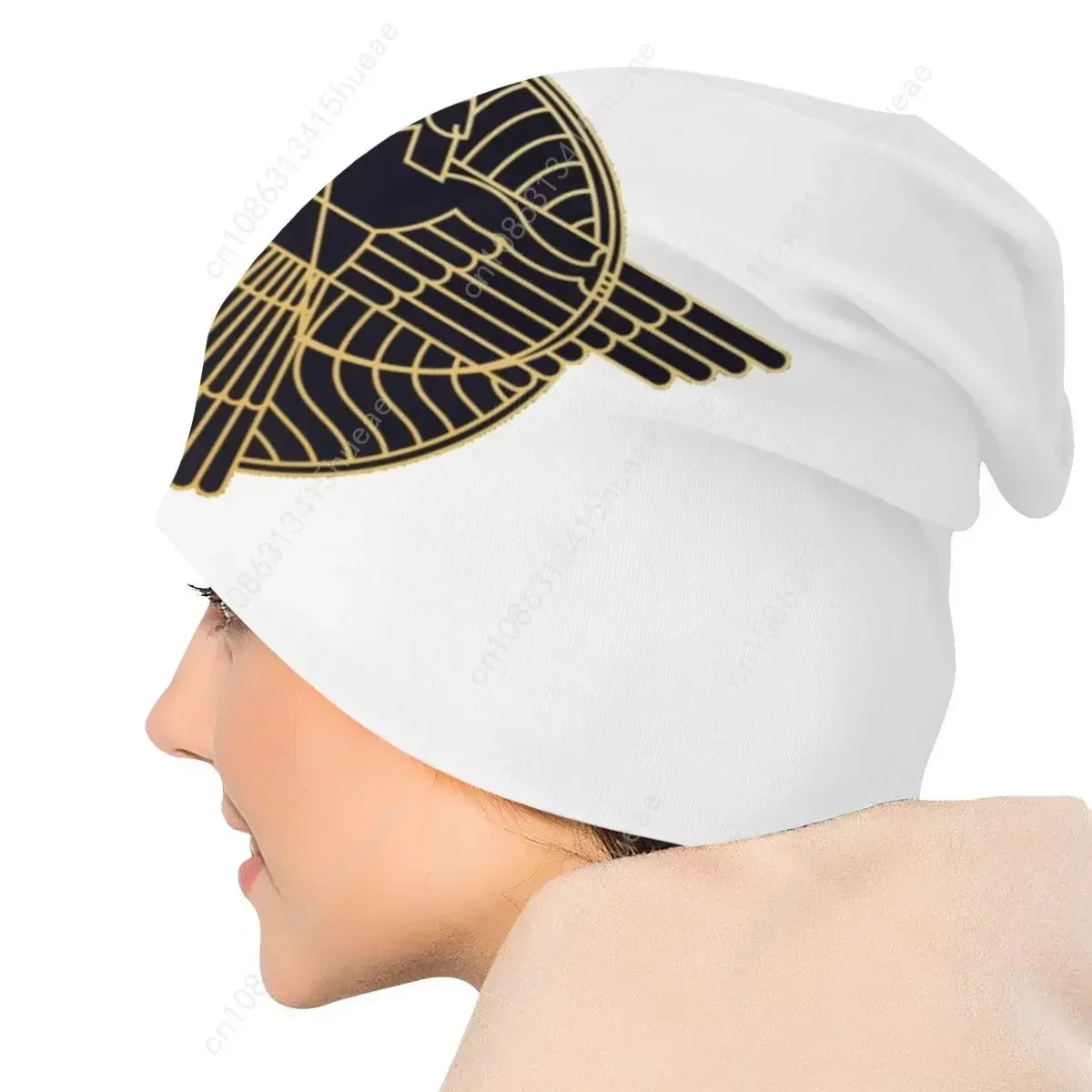 للجنسين بونيه شتاء دافئ محبوك قبعة الملك الآشوري كول بيني قبعات الكبار أرام سوريويو العلم قبعات صغيرة قبعة تزلج في الهواء الطلق #5