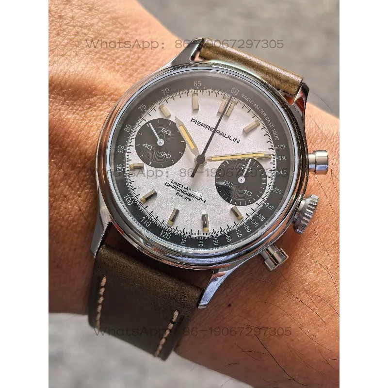 Waterproof Retro Mechanical Chronograph Male Business