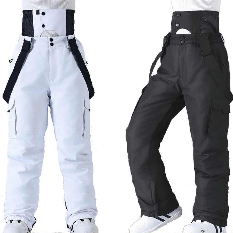 Adulto, uomo e donna, pantaloni da neve con protezione in vita, pantaloni da snowboard, abbigliamento da sci, pantaloni da tuta da sci, pantaloni da snowboard