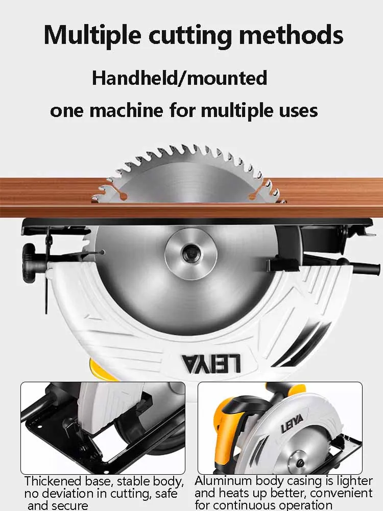 Electric Circular Saw 7 Inches 9 Inches 10 Inches12 Inches Optional Household Woodworking Cutting Machine