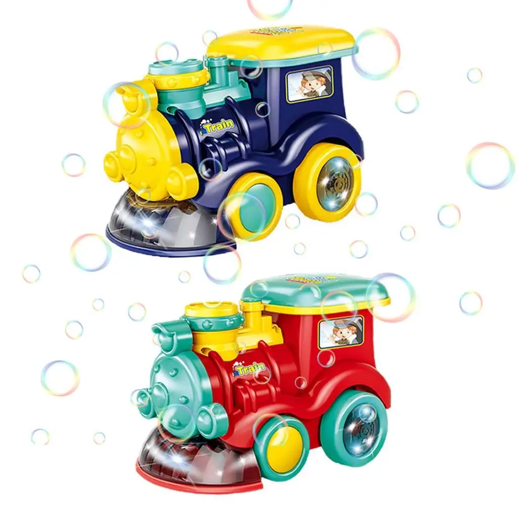 Automatic Bubbler Maker Battery Powered Musical Lighting Toys Birthday Gift Beach Toy Bubble Blower for Toddlers