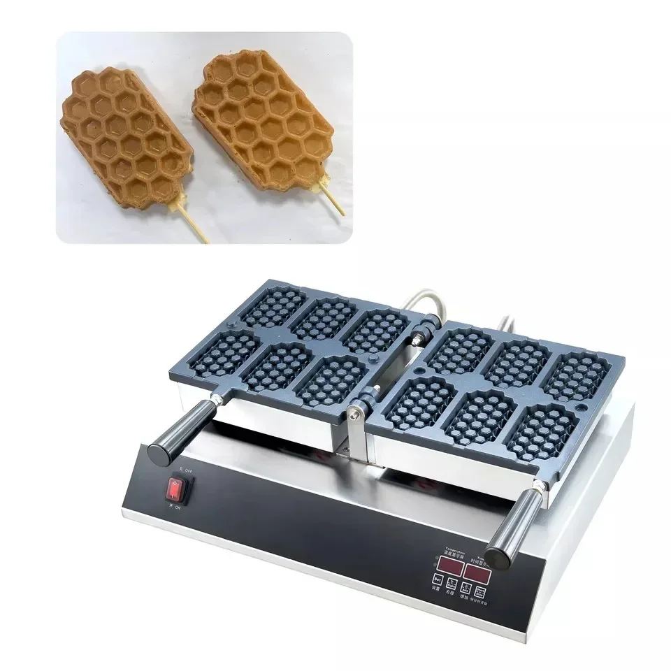 

High Quality Products Popular Commercial Ice Cream Non-stick Sticks Honeycomb Waffle Makers Machine