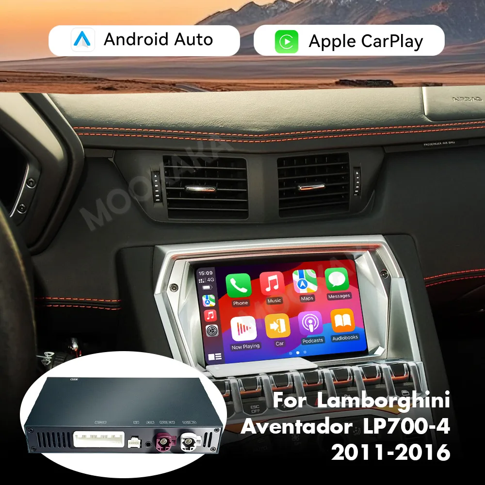 Original Car Upgrade Carplay For Lamborghini Aventador LP700 2011~2016 Module Car Accessories Android Auto Airplay Mirror Link