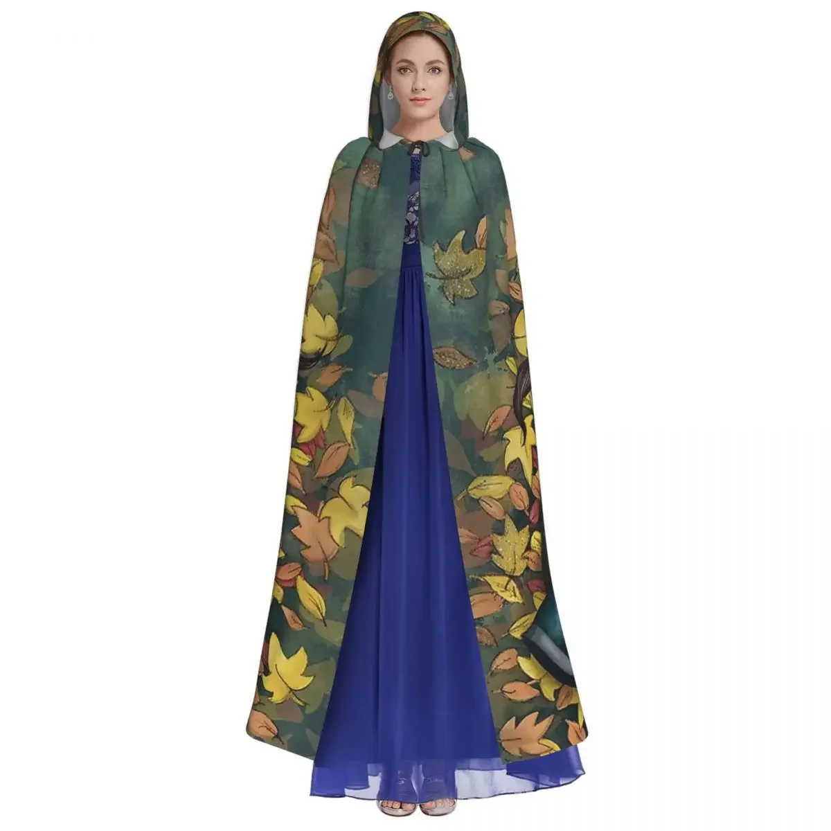 Gorjuss-capa con capucha de diseño de gimnasia para hombre y mujer, bata larga de brujería para fiesta de Halloween, Cosplay