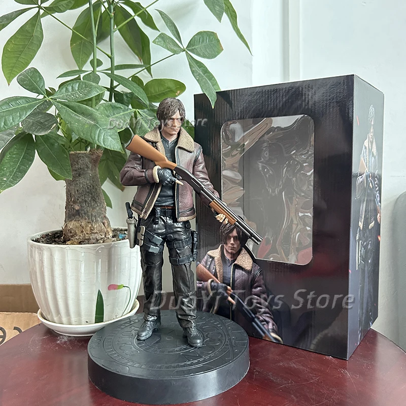 Leon S Kennedy Resident Evil Police Men Soldier Action Figure Model Toys Joint Movable Doll Bookshelf Ornament Gift For Kids