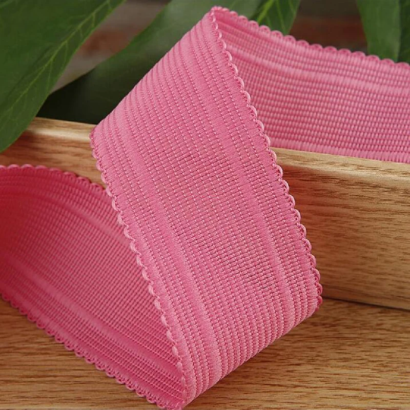 10 Yards 25MM 40MM Knitting Lace Striped Ribbon DIY Handmade Materials Headwear For Hair Bows clothing shoes Hats Accessories