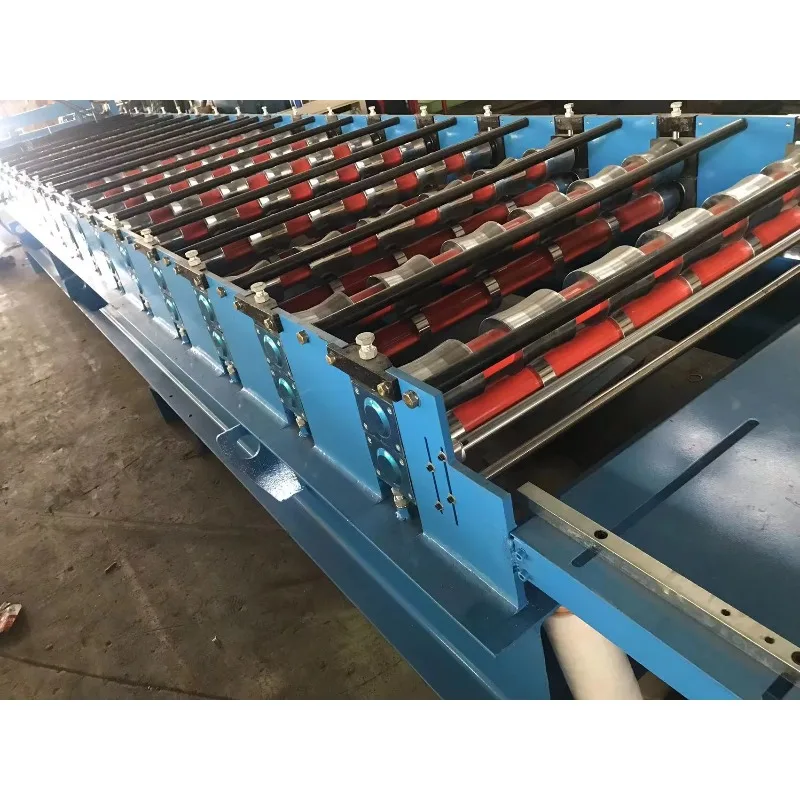 YG Customized 0.3-0.8mm R72 R101 Hebei Trapezoidal Metal Sheet Roof Tile Roll Forming Automatic PLC Controlled Machine