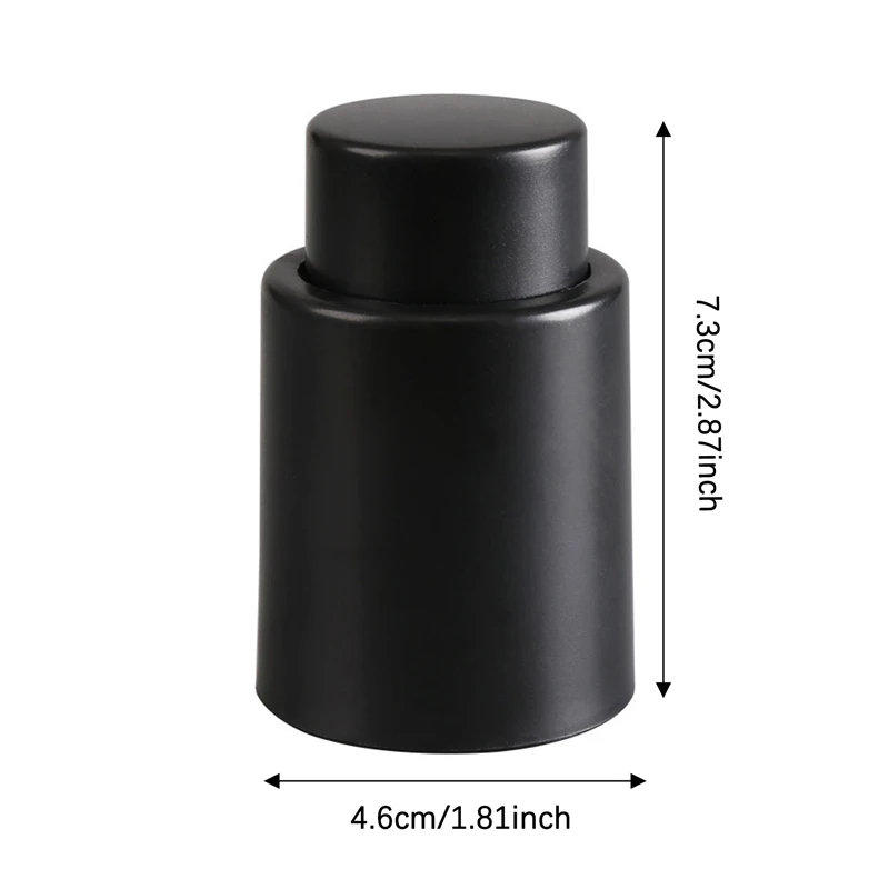 Vacuum Pump Wine Saver Cap Stopper Date Scale Record Retain Preserver For Wine Bottles Corkscrew Kitchen Automatic Keep Fresh