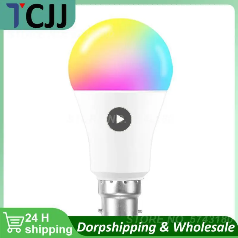 Tuya Bulb 85265v Voice Control Lamp Health Eye Care No Strobe Exquisite And Compact Dimming Light Bulb -25℃ To 45℃ 10w