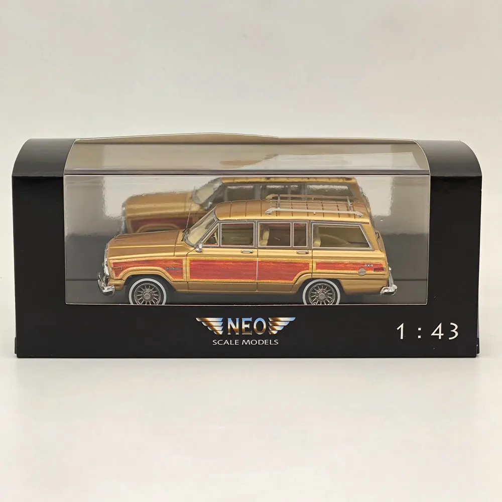 NEO 1/43 for Grand Wagoneer Off-road vehicle Gold Resin Models Car Limited Colllection Auto Toys Gift