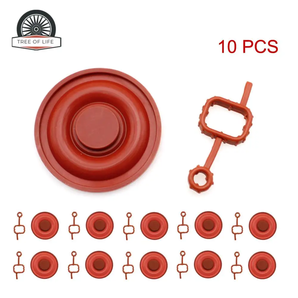 10 PCS 03H103429H 022103429AA 95810513530 Engine Valve Cover Diaphragm Membrane Seal For VW Audi Q7 A3 TT Porsche Cayenne ﻿