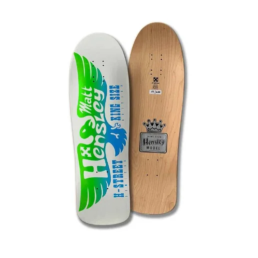

9.75x32 H-Street Matt Hensley Kingsize LE Eagle G Series Re-Issue Shaped Deck - White Flood/Gree