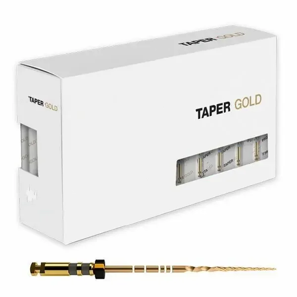 60pcs/10pks Dentist Pro endo  taper Gold Files SX-F3 Endo Rotary Engine Use Root Canal NITI File  Dental Endodontic