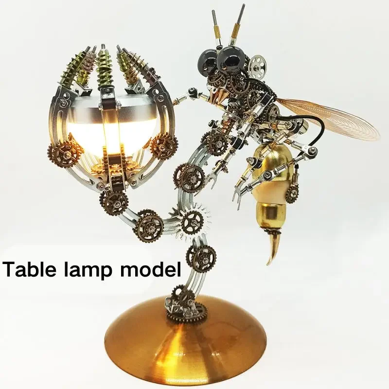 

Wasp handmade 3D three-dimensional metal assembly precision model difficult assembly mechanical toy ornament gift toy