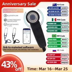 Digital Medical Bluetooth Electronic Stethoscope 40 Times Magnification App Recordable Audifonos For Doctors Nurse Health Care